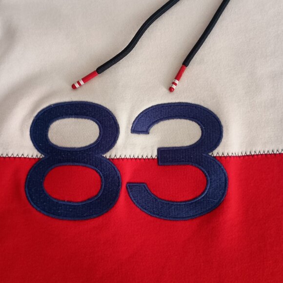 Nautica Boys Red White Blue Pullover Hoodie Sweatshirt Size XL - Picture 6 of 16